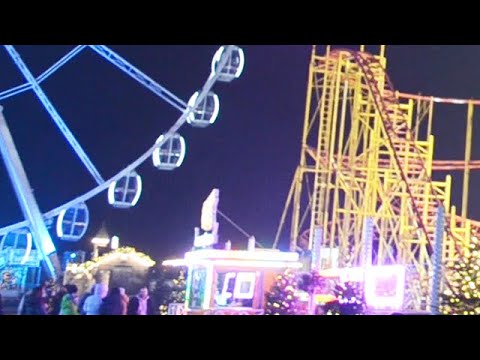 Berliner WINTERPARK 2022 - Gang über den Kirmes 17.12.2022
