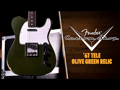 Fender Custom Shop 67 Tele - Relic Olive Green image 13