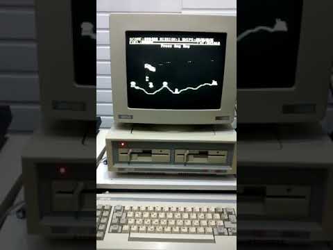 Amstrad 1512 runs Striker, by Derek Williams