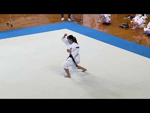 第２４回関東高校少林寺拳法選抜大会　女子自由単独演武　優勝　清瀬高校　会田