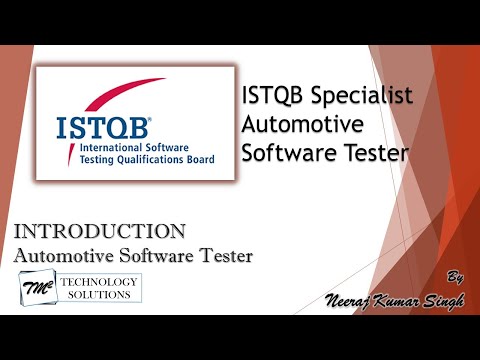 ISTQB Automotive Tester Introduction ISTQB Tutorials