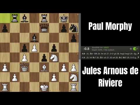 Jules Arnous de Riviere vs Paul Morphy #chess