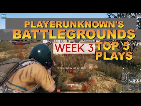 PUBG: Top 5 Plays Pt 3- Vehicle Mayhem 2018 PC