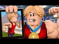 He Went From WEAK To The WORLD STRONGEST MAN A Roblox Movie