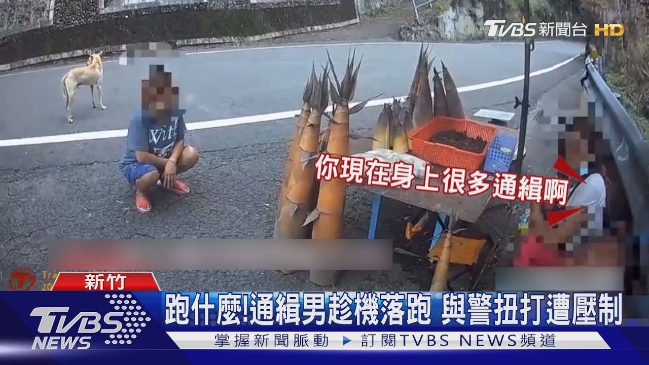 我要找媽媽！通緝犯無罩賣筍　身分曝光
