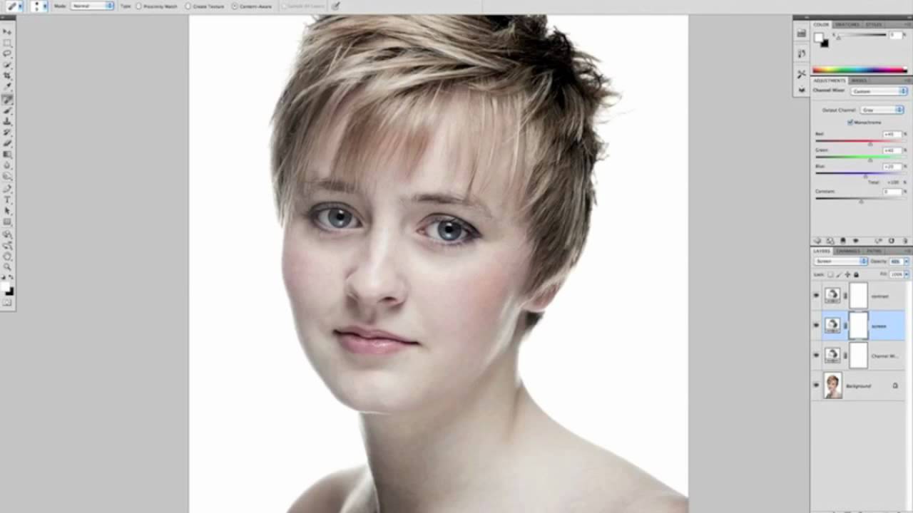 Face Retouch - Adobe Photoshop Tutorial - video 5