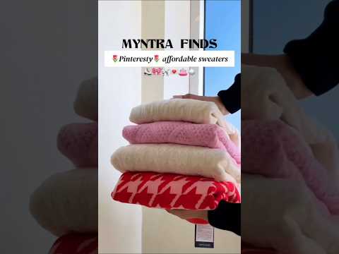 Myntra find sweaters for winter pt. 1 #shorts #myntra #my #haul