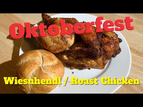 🍗 Oktoberfest Roast Chicken at Home! WIESNHENDL Recipe 🇩🇪🔥 | Crispy, Juicy & Full of Beer 🍺