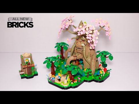 Lego Zelda Breath of the Wild Great Deku Tree Speed Build