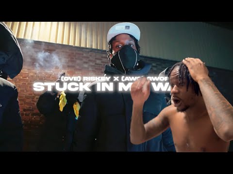 (OVE) Riskey x (AWC) Gwopz - Stuck In My Ways (Music Video) WHY RISKEY WALK LIKE DAT😮‍💨 *Reaction*