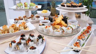Mini Sushi Buffet | The Best Sushi Buffet | Easy To Make Sushi