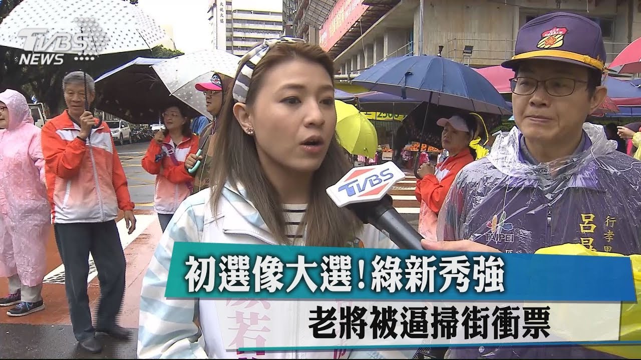 初選像大選！綠新秀強　老將被逼掃街衝票