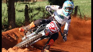Disputa intensa e equilibrada na Corrida da Nacional 200cc no Velocross em Contenda PR