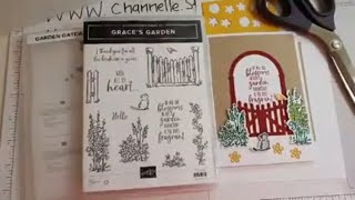 Gorgeous quick card tutorial using Grace&#39;s Garden by Stampin Up.