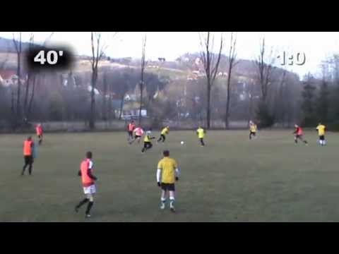 Michał Smoter 2:0 (40') Sparing Seniorów: Płomień - Mszalnica (15.03.2014r.)