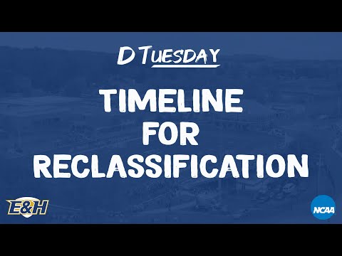 DTuesday | Timeline for Reclassification