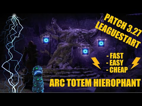 PoE [3.27] - Keepers Of The Flame - Arc Totem Hierophant LEAGUE START Guide (Deep Dive)