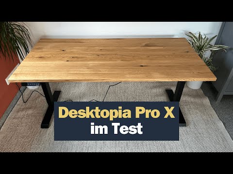 Desktopia Pro X im Test:  Aufbau und Funktionen des Ergotopia Schreibtischs