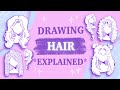 How To Draw Hair Tutorial ️