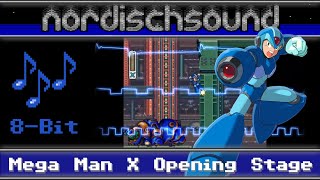Mega Man X Opening Stage C64 8 bit Cover [Prologue]