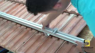 Güneş Enerjisi Pratik Uygulama Bölüm 2 (Kiremit Çatı Kurulumu)