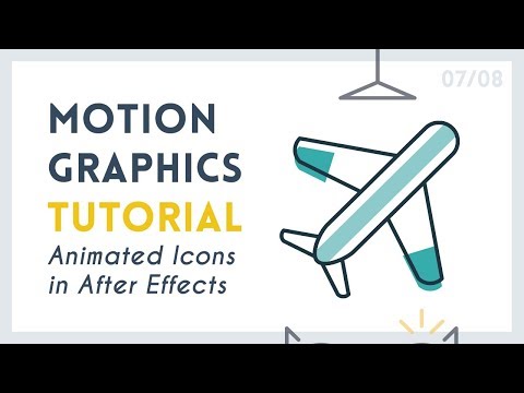Intro to Motion Graphic Icons: Aeroplane [7/8] | After Effects Tutorial