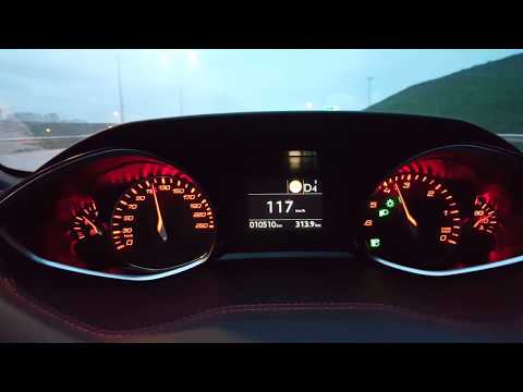 Peugeot 308 GT Line 1.6 BlueHDI 120Hp EAT6 0-100 Hızlanma / Acceleration