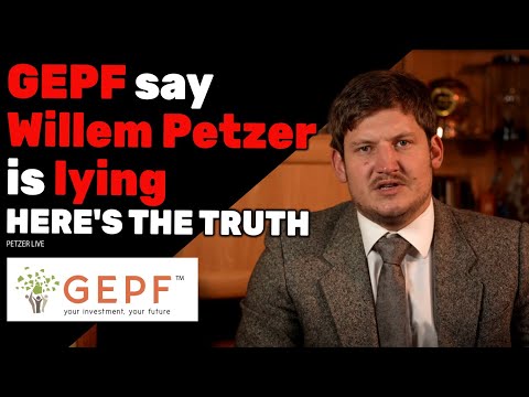 Government Pension Fund say that Willem Petzer is lying about the looting.  Here are the facts
