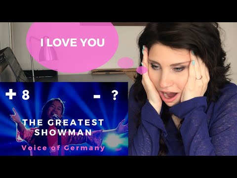 Stage Presence coach reacts to - Voice of Germany, The Greatest Showman Claudia Santoso