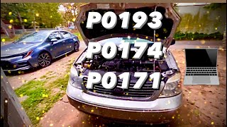 CHECK ENGINE LIGHT 😒P0193, P0174, P0171, FORD FREESTAR 4.2L