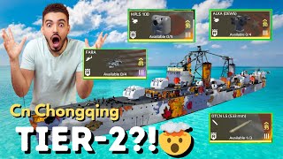 Download lagu CN Chongqing With Tier-3 Equipment 😨 | Even Tier-3 Ships Struggle! | Modern Warships mp3