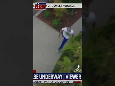 LA stolen-car chase ends with foot pursuit arrest and taser