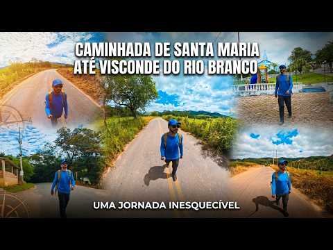 Visconde do Rio Branco MG - A caminhada de 12 km que marcou gerações