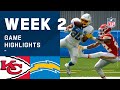 Chiefs vs. Chargers Week 2 Highlights | NFL 2020