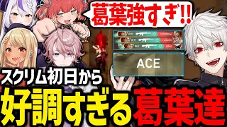 初日から鬼フィジカルとかるびの成長で連勝を重ねる葛葉達【赤見かるび/神成きゅぴ/水無瀬/Tonbo/ラプラスダークネス/にじさんじ/切り抜き/V最協/VALORANT】