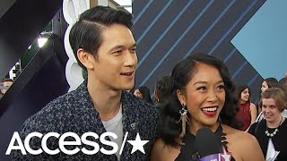 Harry Shum Jr. & His Wife Dish About Their Pregnancy At The People's Choice Awards! | Access
