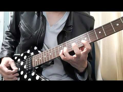 Tesla/Hang Tough  guitar solo cover
