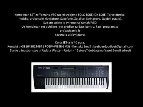 Yamaha V50   Demo 2 Solo boje