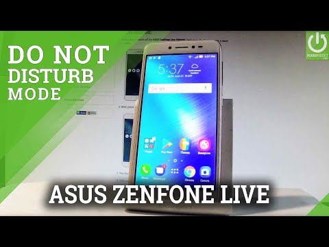 Do Not Disturb Mode in ASUS ZenFone Live - Andorid Silent Mode