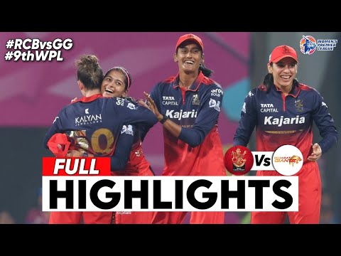RCB vs GG Match 12 WPL Highlights 2026 | Women IPL Highlights 2026 | wpl 2026 highlights today