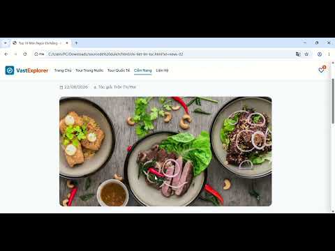Website Công Ty Du Lịch & Tour Trọn Gói - VastExplorer