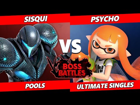 Boss Battles: Phase 1 - Sisqui (Dark Samus) Vs. PSYCHO (Inkling) SSBU Ultimate Tournament