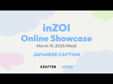 [LIVE][JP] inZOI Online Showcase