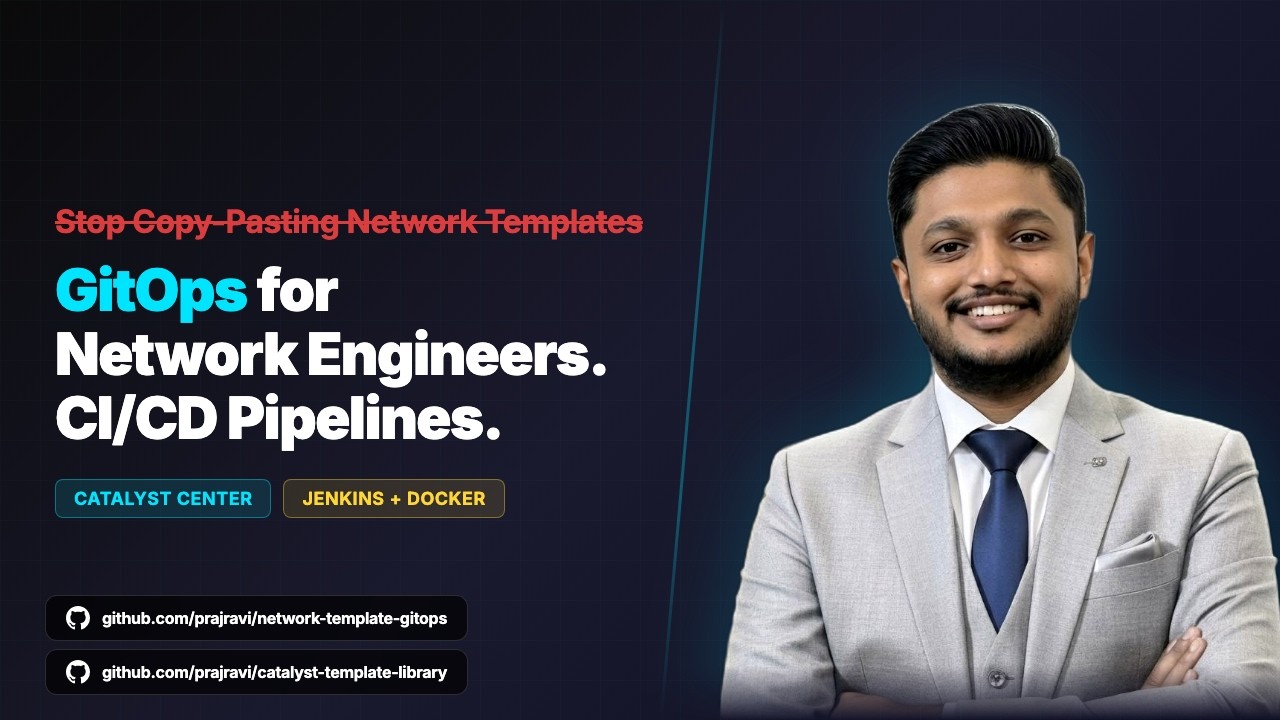I Built a GitOps Pipeline for managing Network Templates