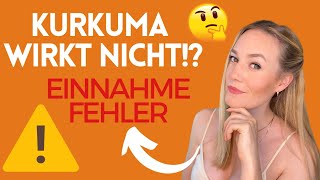 Kurkuma wirkt nicht! 😟 DIESEN FEHLER MACHEN FAST ALLE! ⛔️