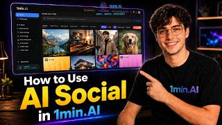 🔮 1min.AI | How to Use AI Social?