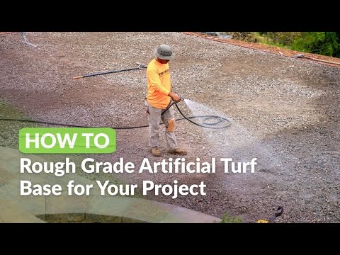 How to Rough Grade Your Artificial Turf Base for Your DIY Project