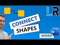 MS Word Connect Shapes With Arrows 1 MINUTE