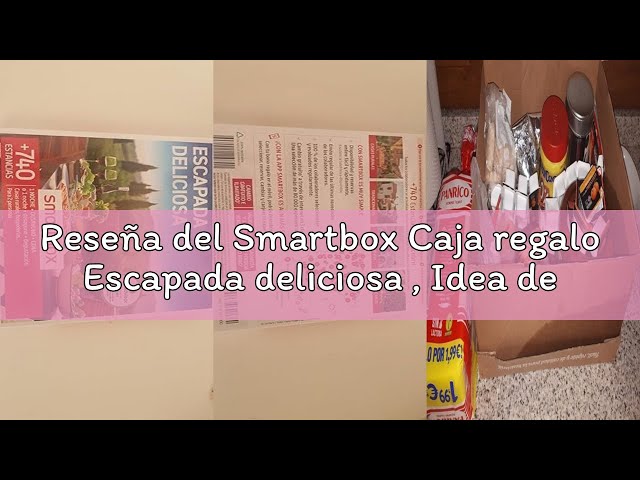 Vídeo relacionado con Smartbox - caja regalo - 1 noche con desayuno en un hotel de 4* - ideas regalos