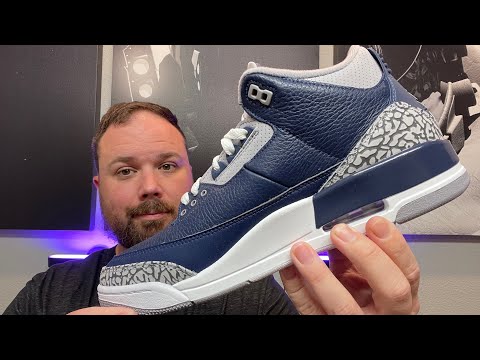 Nike Air Jordan 3 Retro Georgetown Shoes Review!